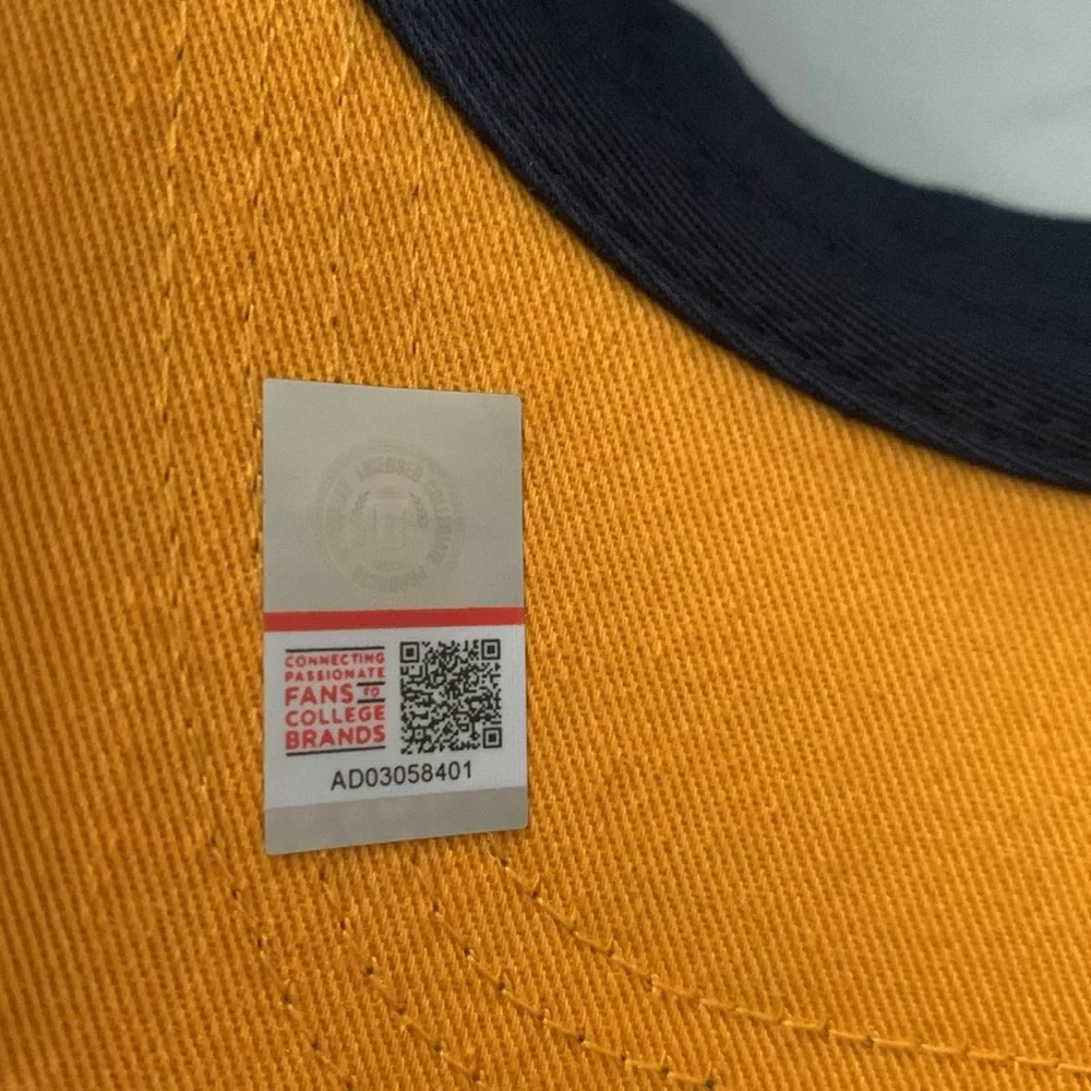 NEW WVU West Virginia Navy Hat